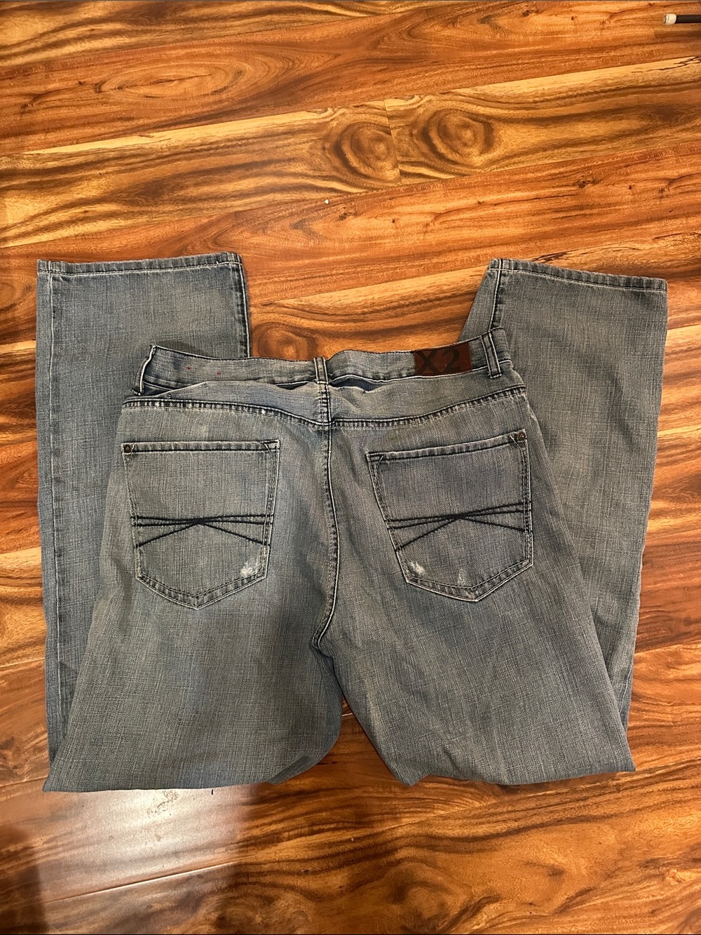 Men's Light Blue Denim Jeans - Boot Cut, 36x34